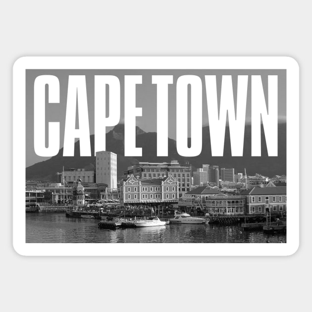 Cape Town Cityscape Magnet by PLAYDIGITAL2020